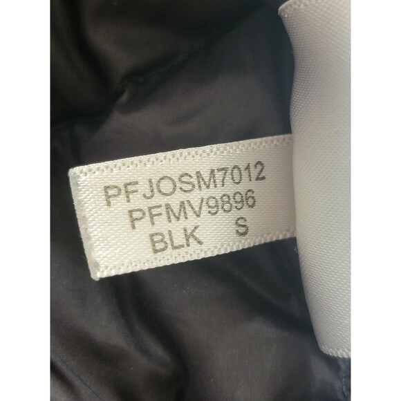 Calvin Klein Vest Womens Small Black Down Puffer Quilted Chevron Gold Zippers - Picture 5 of 10